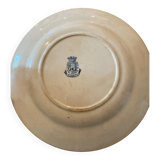 Dessert plate Opaque porcelain from Gien model Biarritz