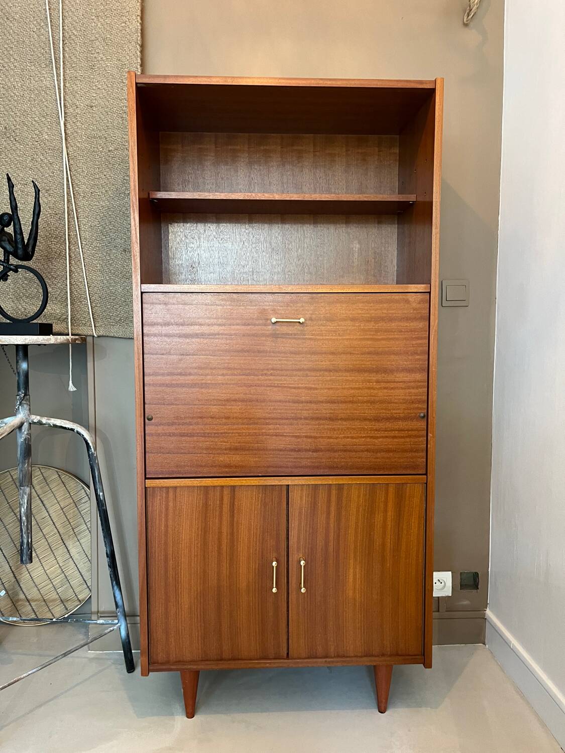 Vintage secretary cabinet
