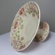 Compotier ancien Longchamp Terre de Fer modèle Pâquerettes polychrome