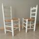 Paire de chaises ancienne paillé années 30/40