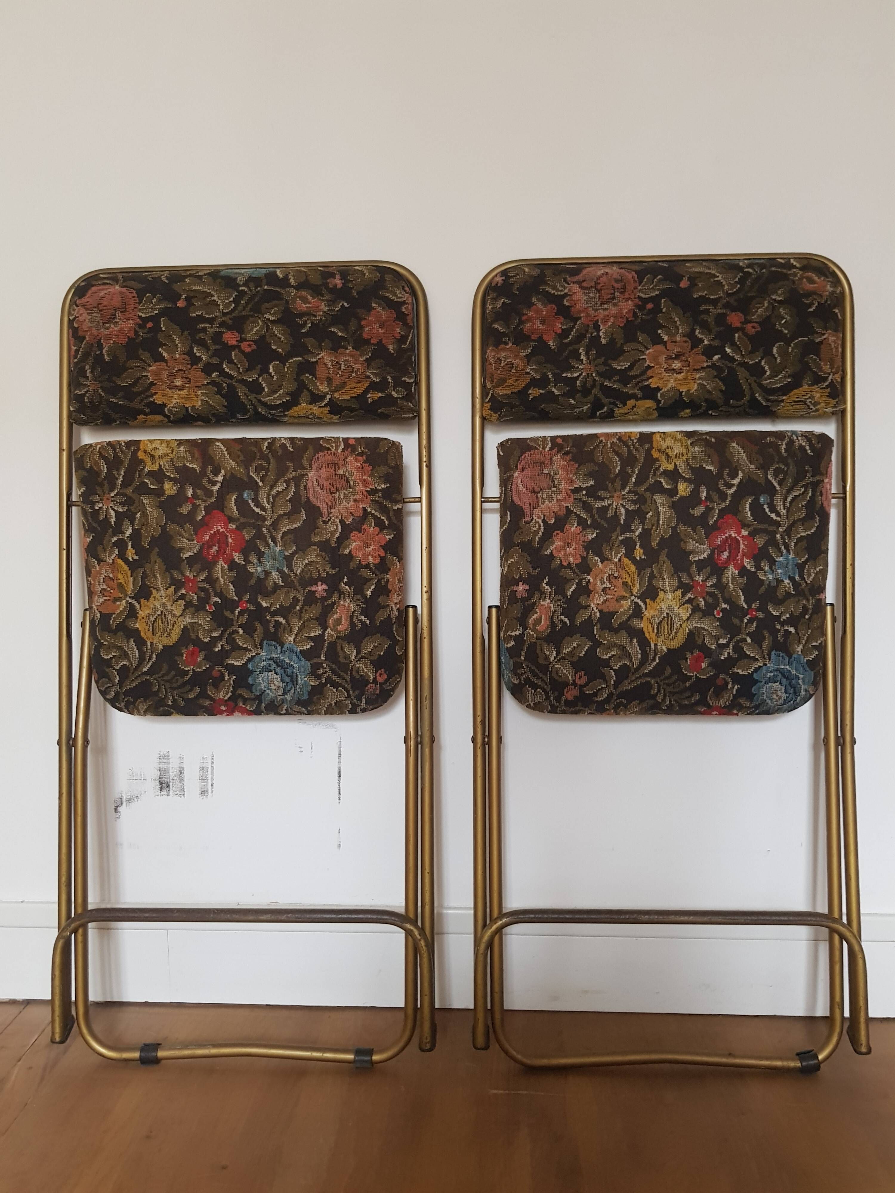 Set of 2 Lafuma folding chairs