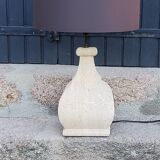 Lamp of the 70s in limestone
