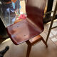 Several Magnificent 1960s wooden bistro chairs.