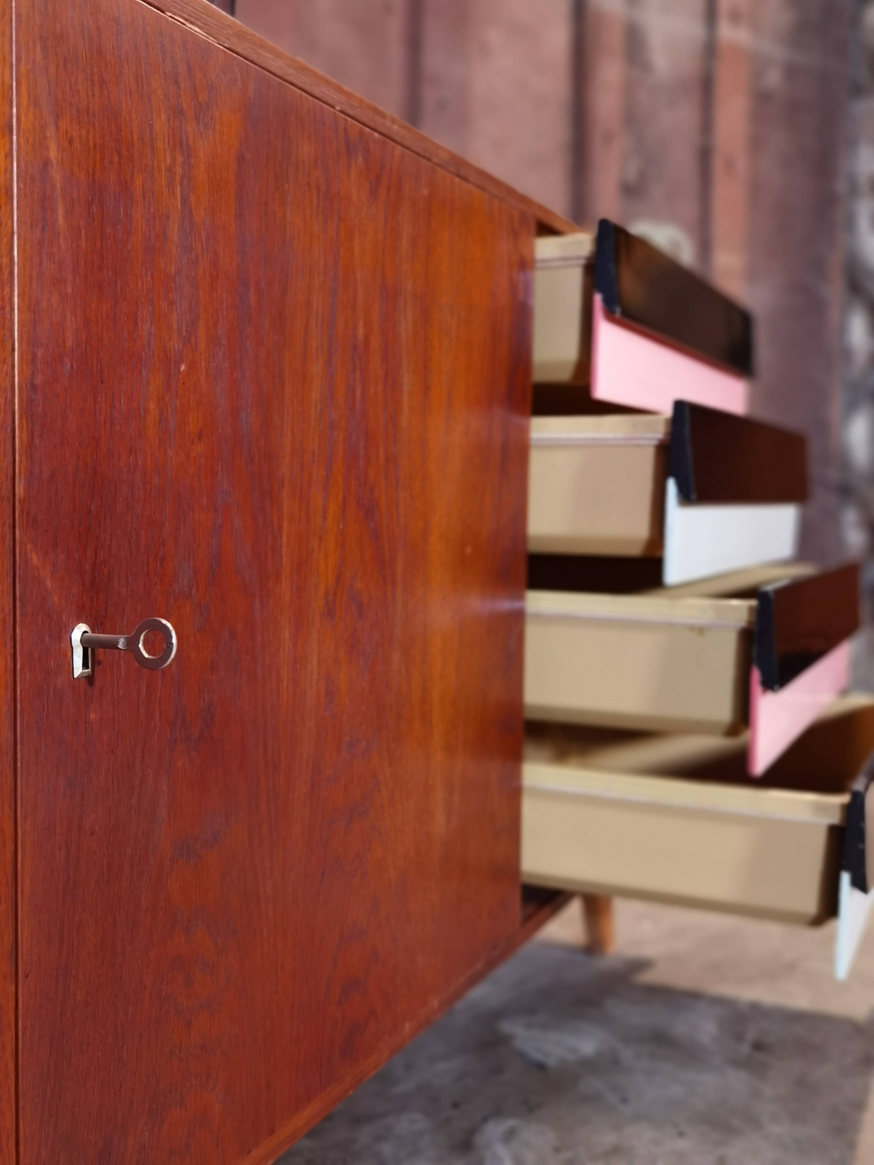 Sideboard U-460 by Jiri Jiroutek Rose and Grise