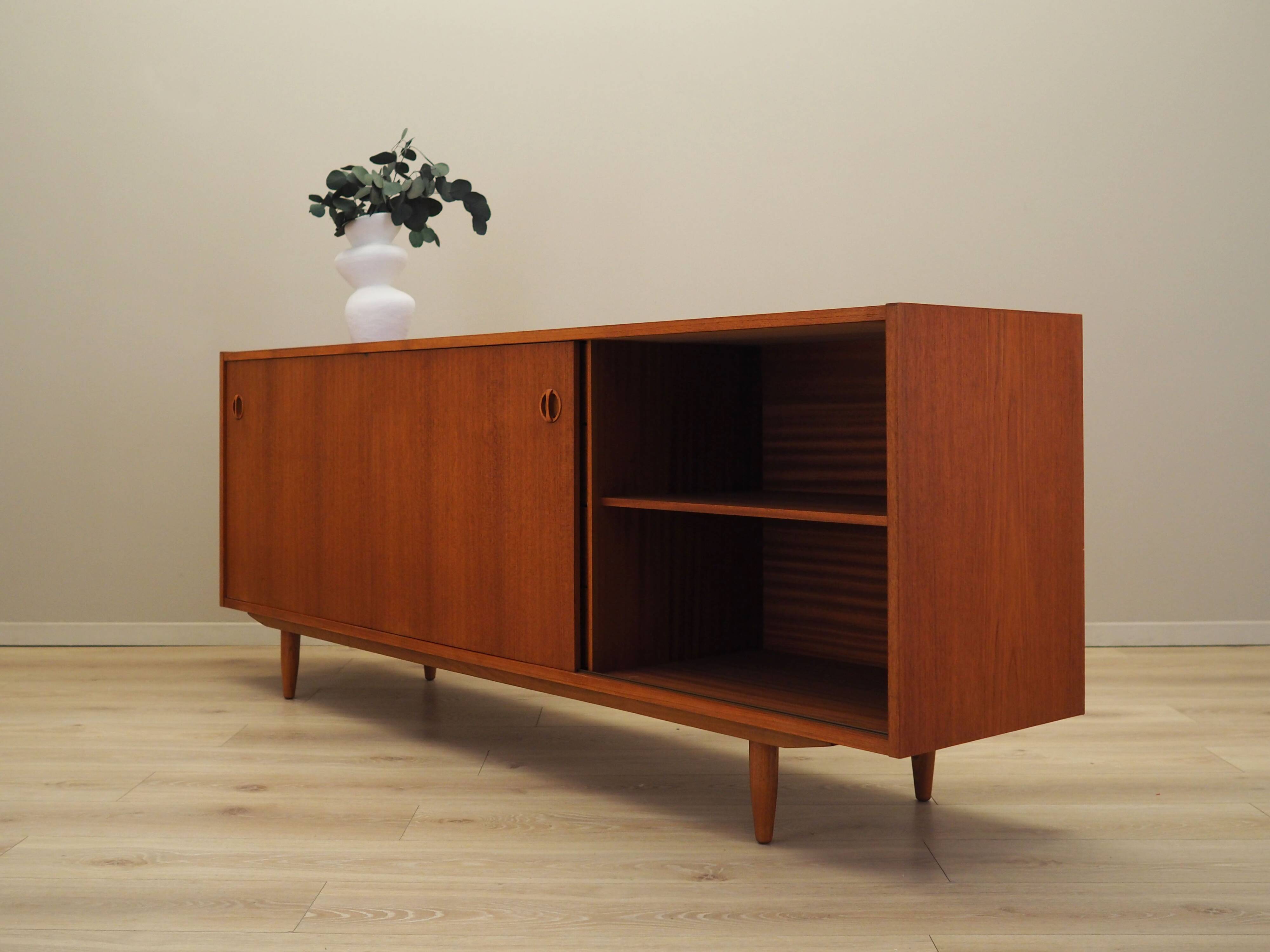 Teak sideboard, Danish design, 1970s, production: Denmark