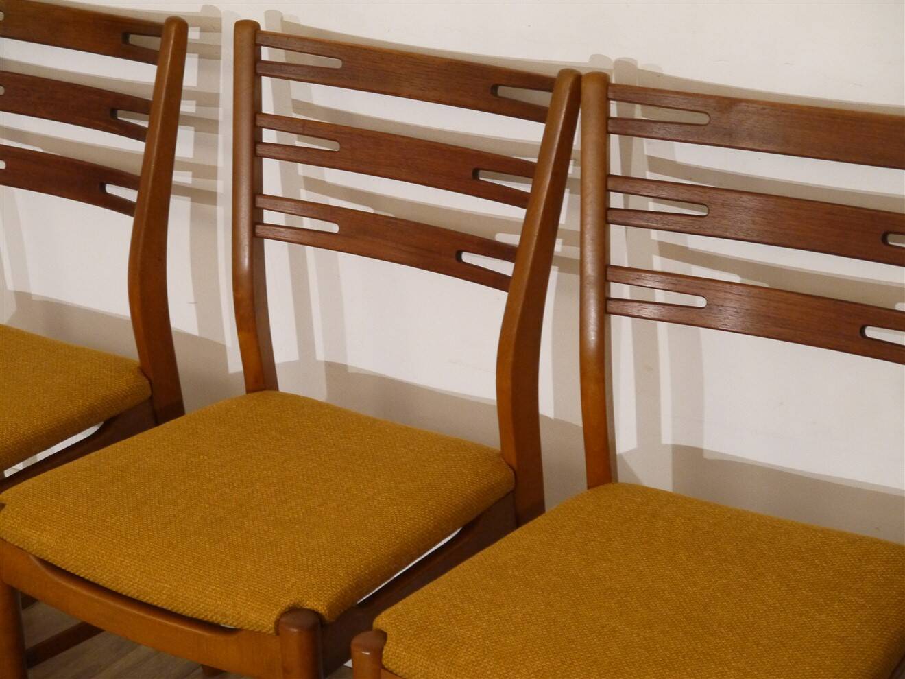 Set of 4 Scandinavian chairs from the 1960s