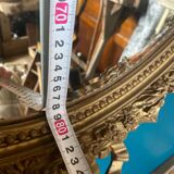 Grand miroir ovale