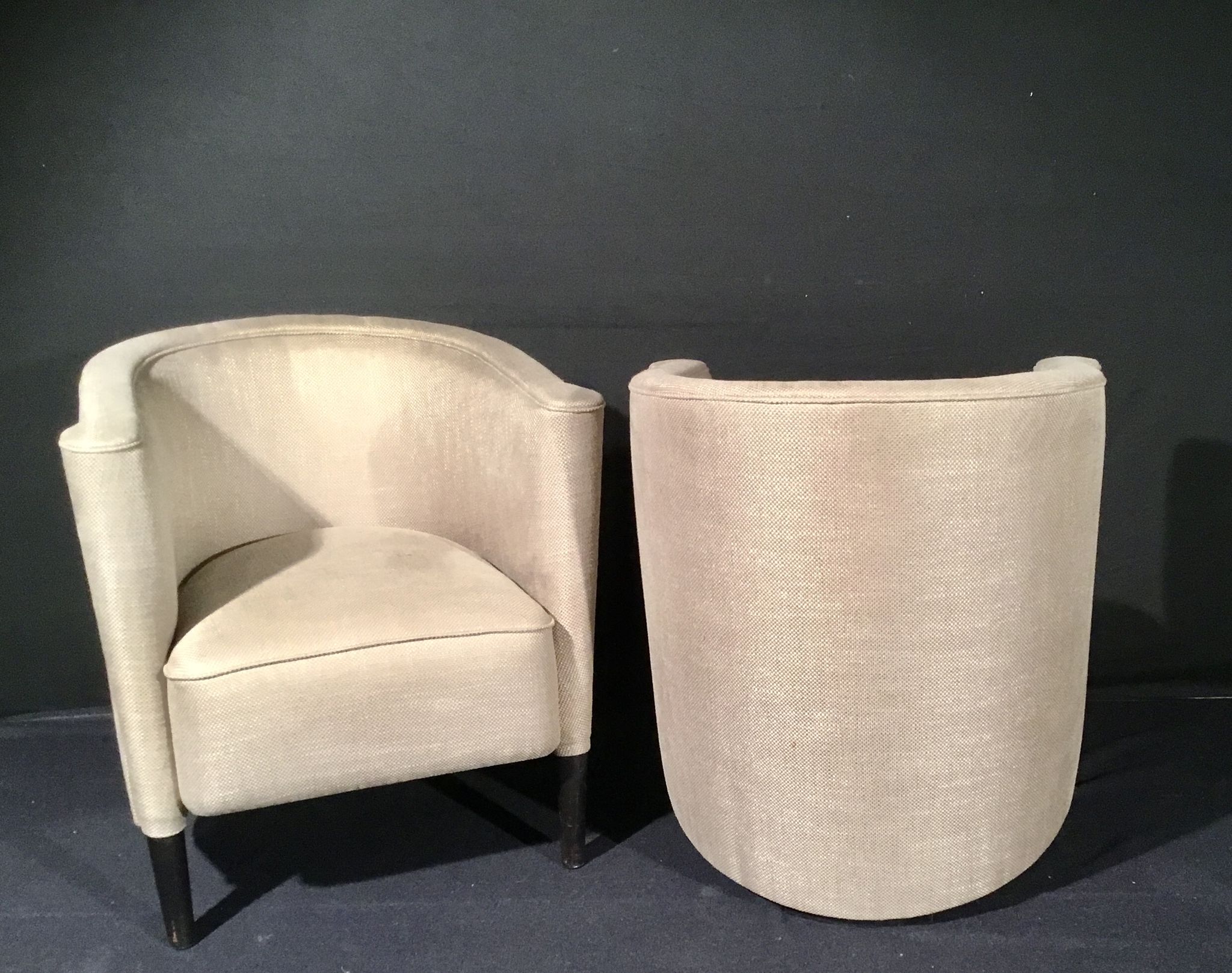 Pair of cruise ship chairs