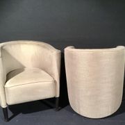 Pair of cruise ship chairs