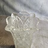 Crystal vase and bronze mount