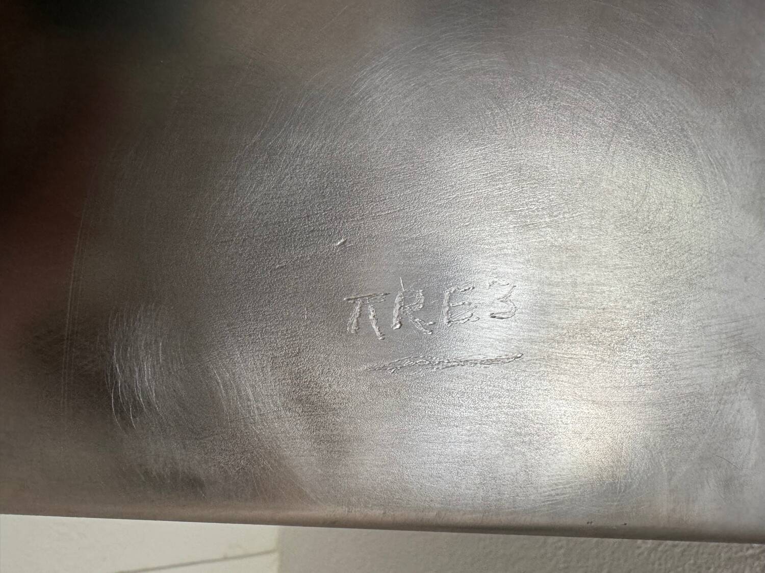 Brutalist bronze sculpture painting from the 70s