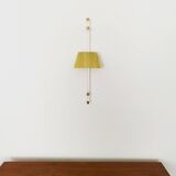 Applique murale en laiton et acrylique