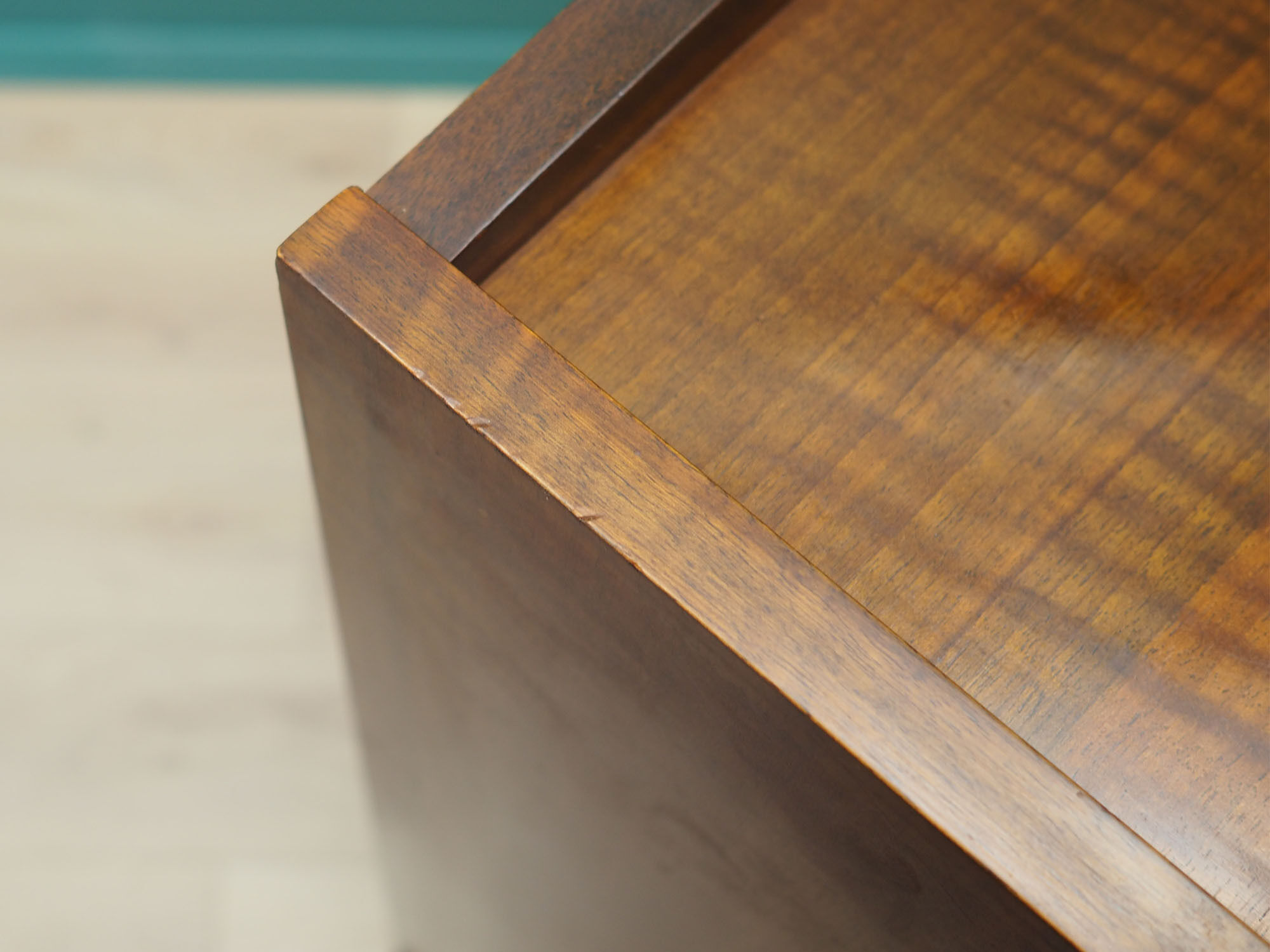 Walnut secretary, Danish design, 60s, made in Denmark