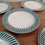 Assiettes Digoin Sarreguemines