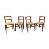 4 bistro chairs 1930 Alsace