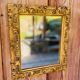 Antique gilded mirror 27x24cm