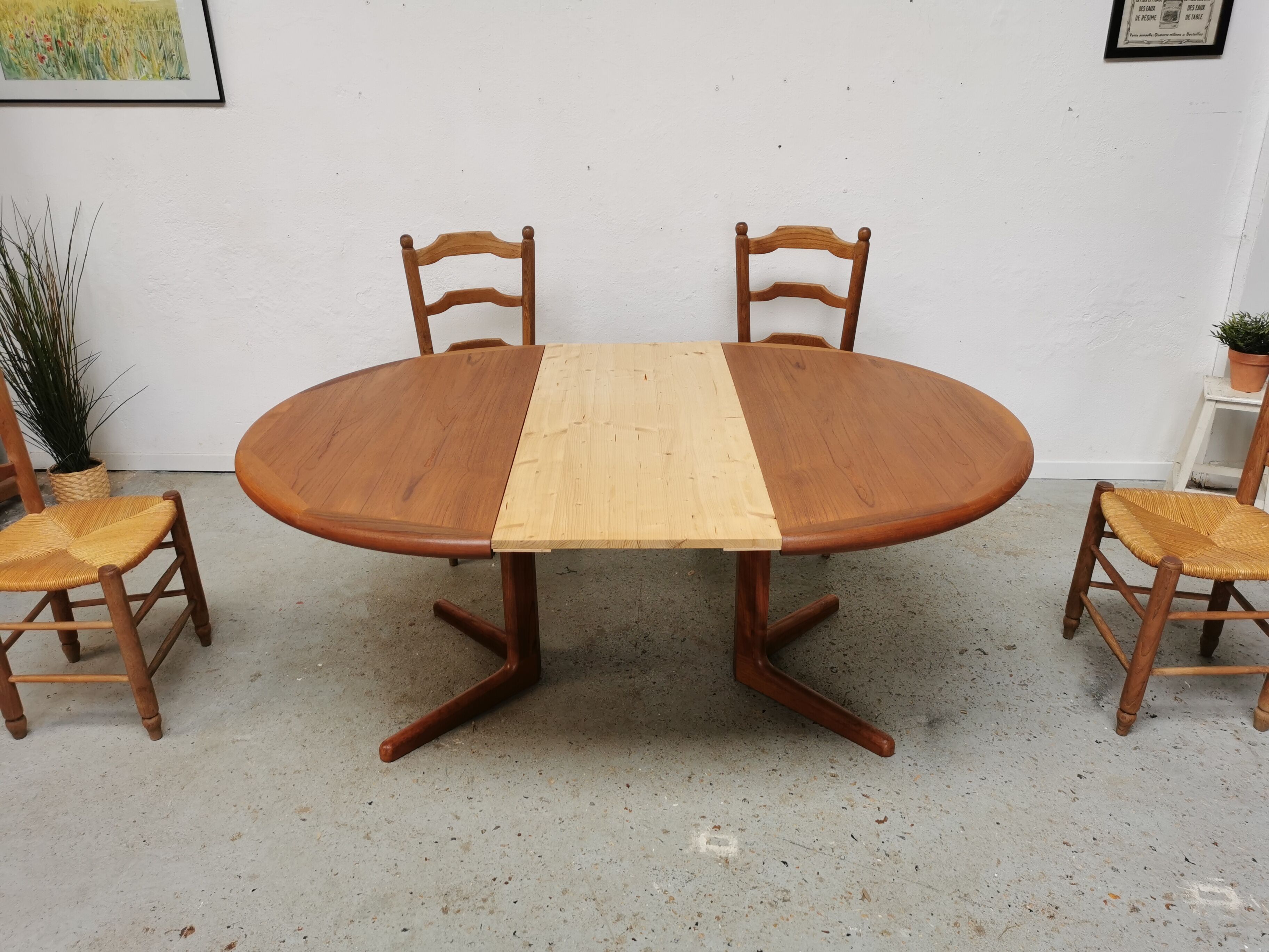 Table de Laurits Larsen en teck