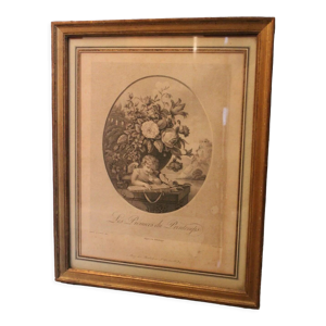 Gravure 18e à l'Amour