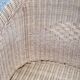Pair of armchairs and bench in rattan and bamboo from the 60s/70s