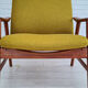Alf Svensson, 60s, armchair model Kontur, completely restored, furniture wool