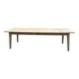 Grande table pieds fuseaux Début XXème