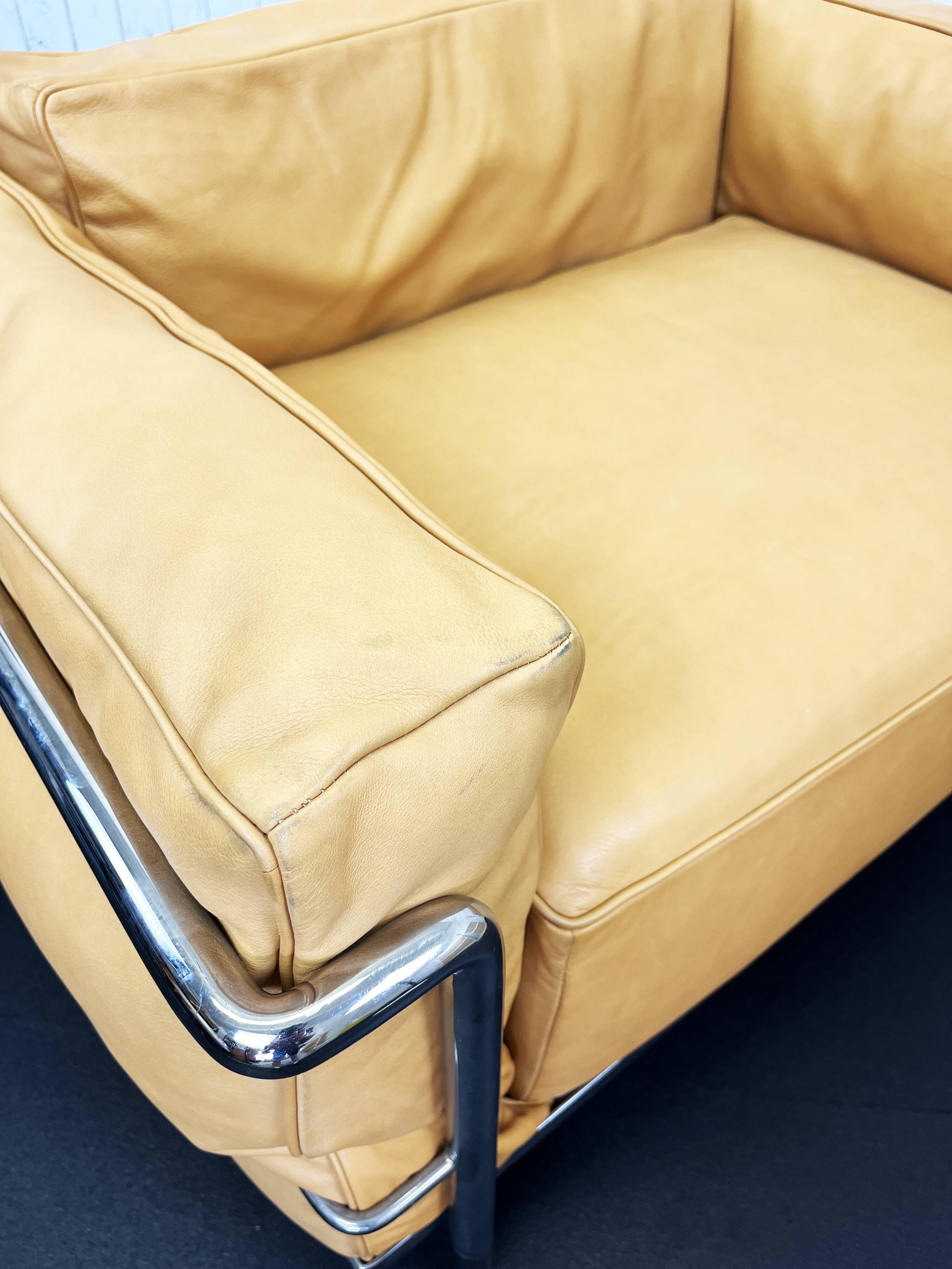 Poltrona Lc3 Le Corbusier, Cassina, Charlotte Perriand