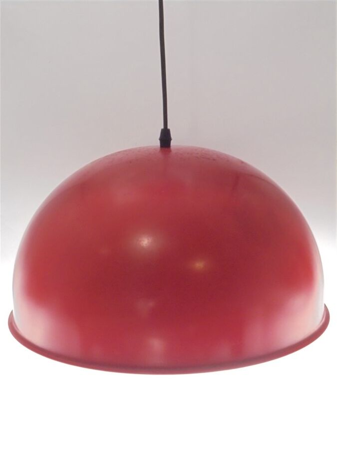 Vintage red pendant lamp