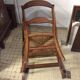Straw armchair