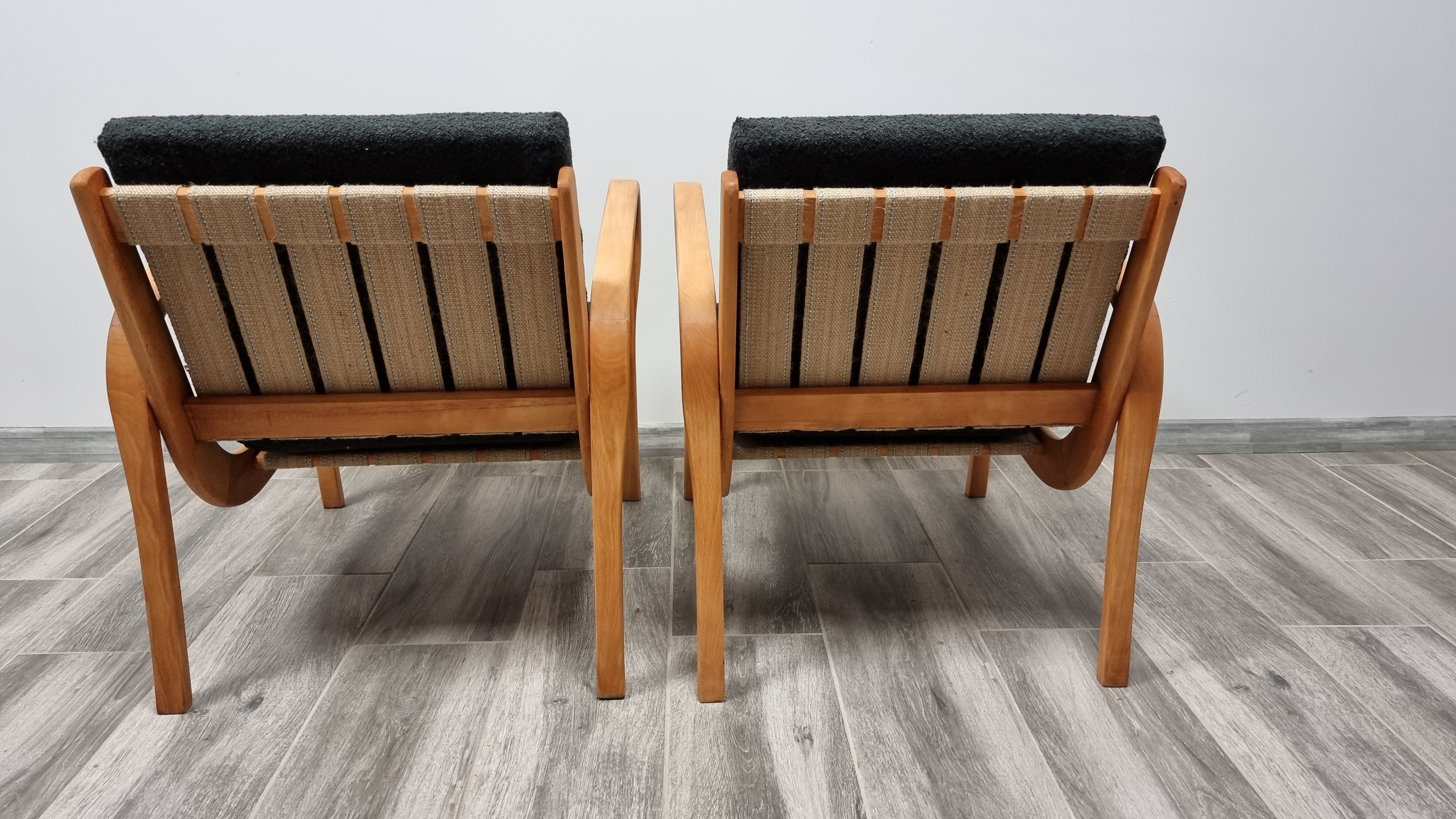 Pair of armchairs by K. Kozelka & A. Kropacek