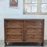 Art Deco oak sideboard
