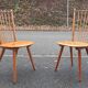Brutalist chairs, mountain decor, Albert Haberer