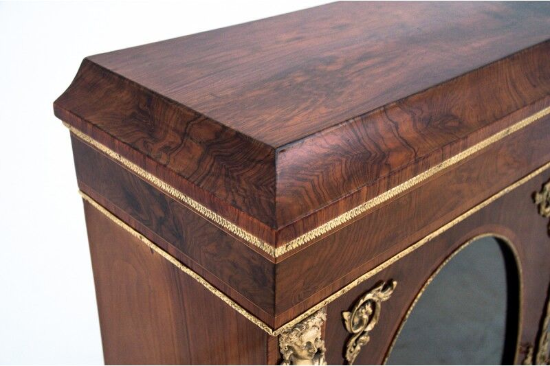 Antique French chest of drawers, late 19th century. After renovation.