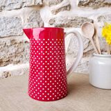 Polka dot pitcher