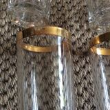 Series of 6 vintage glasses