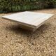 Table basse en travertin 115x115 cm