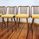 Chaises de salle à manger attribuées à A. Suman pour Tatra Nabytok, Tchécoslovaquie, 196