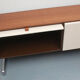 1970s sideboard room-devider in metal and teak