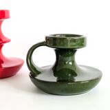Pair of ceramic candlesticks | Cari Zalloni Steuler Ceramics | Germany, 1960s