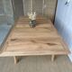 Renovated antique solid chestnut table – extendable