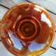 Amber color demijohn