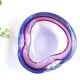 Vide poche Murano en verre rose et violet, années 50