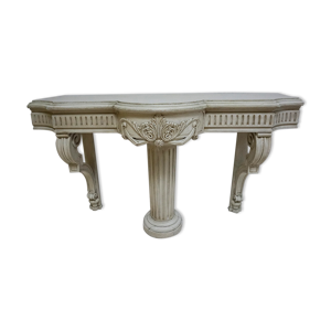 Table de console en bois sculpté