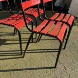 Set of 4 garden chairs and 1 table.