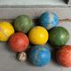 Old wooden ball game