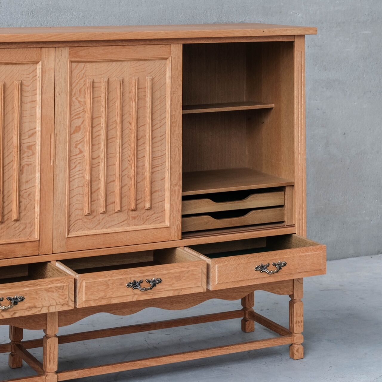 Oak Mid-Century Danish Cabinet/Sideboard