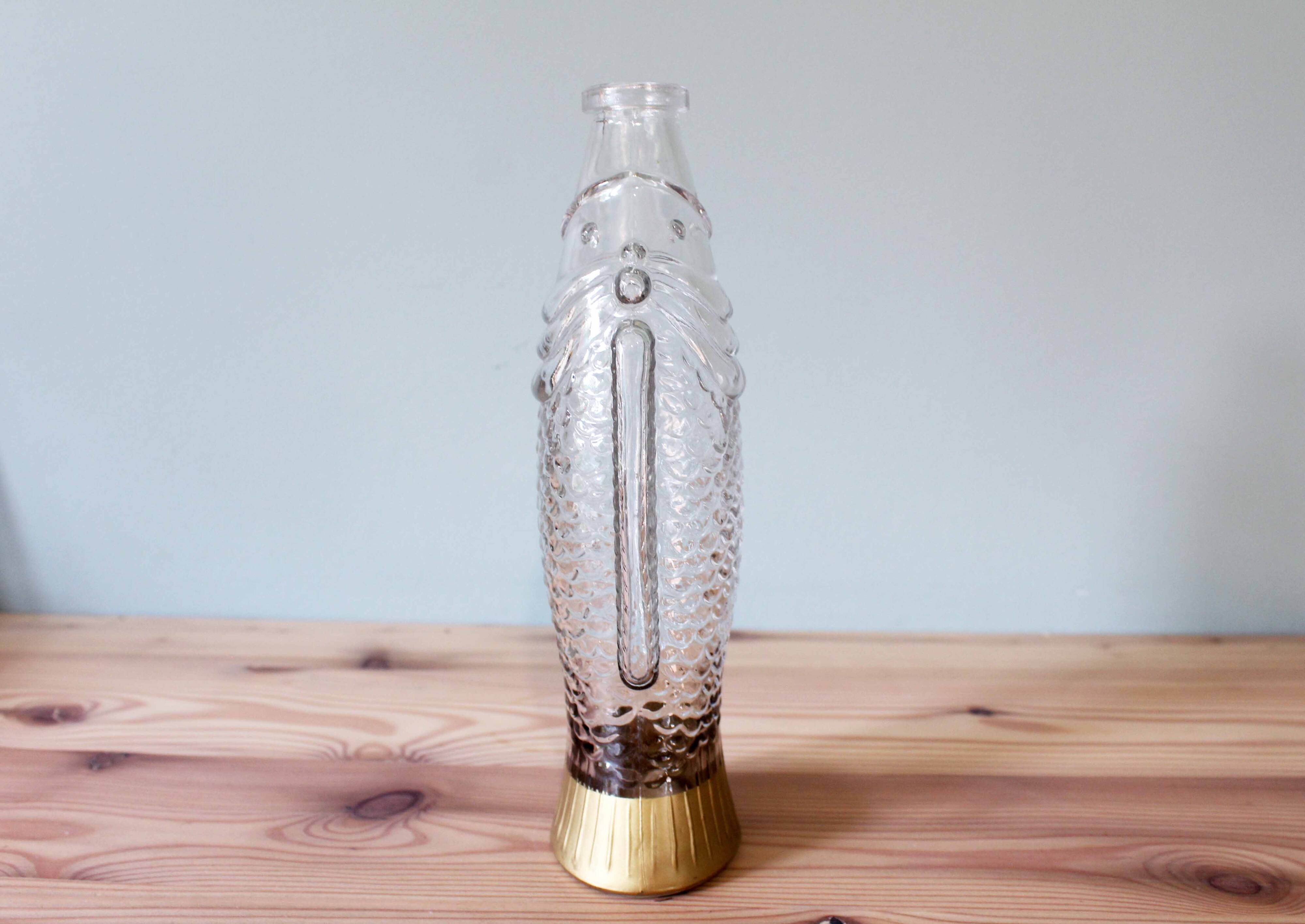Vintage fish-shaped bottle
