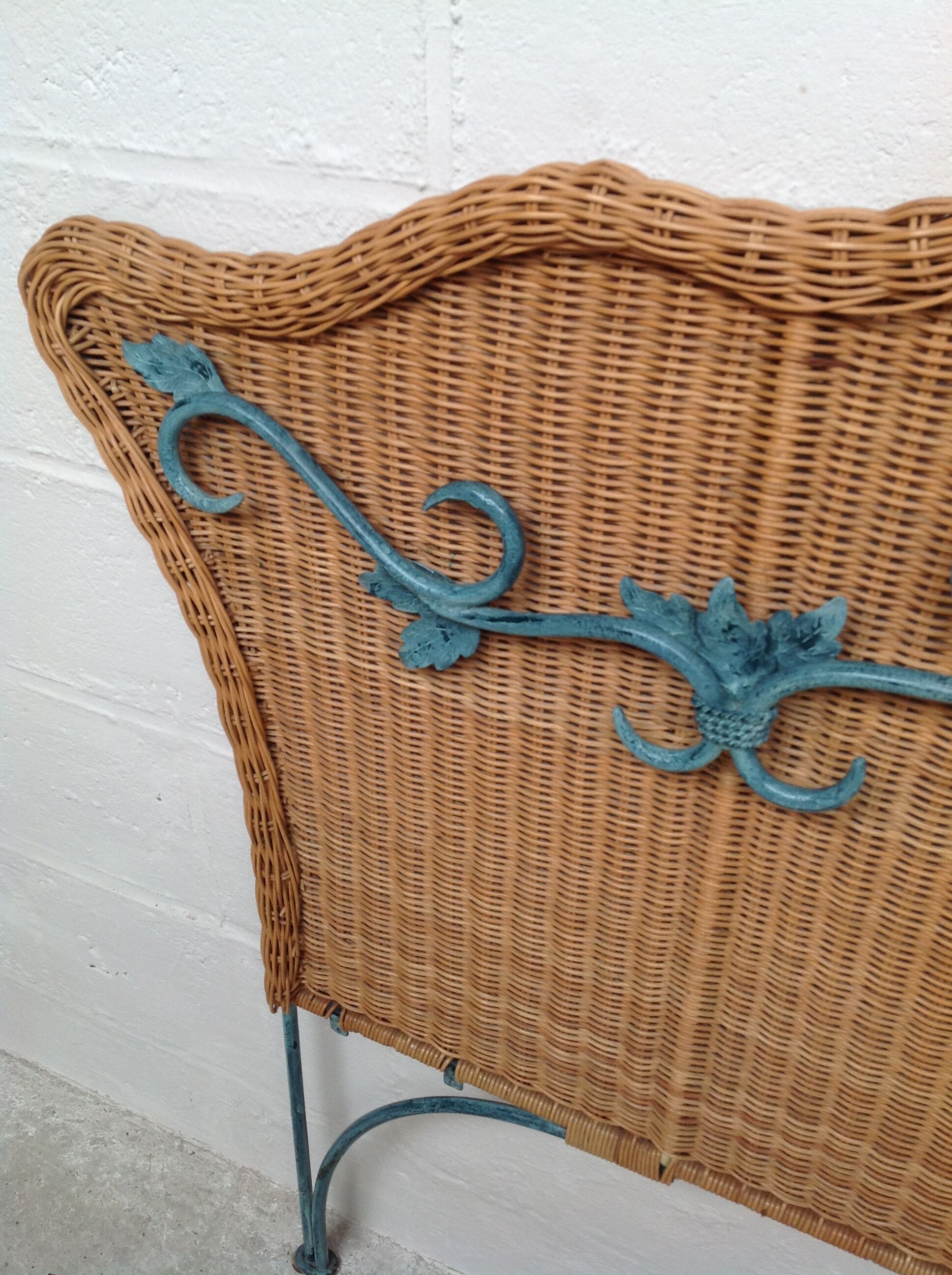 Rattan headboard