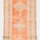 3x6 Pastel Orange Vintage Runner RugRug For Hallway,Turkish Runner,87x178cm