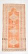 3x6 Pastel Orange Vintage Runner RugRug For Hallway,Turkish Runner,87x178cm