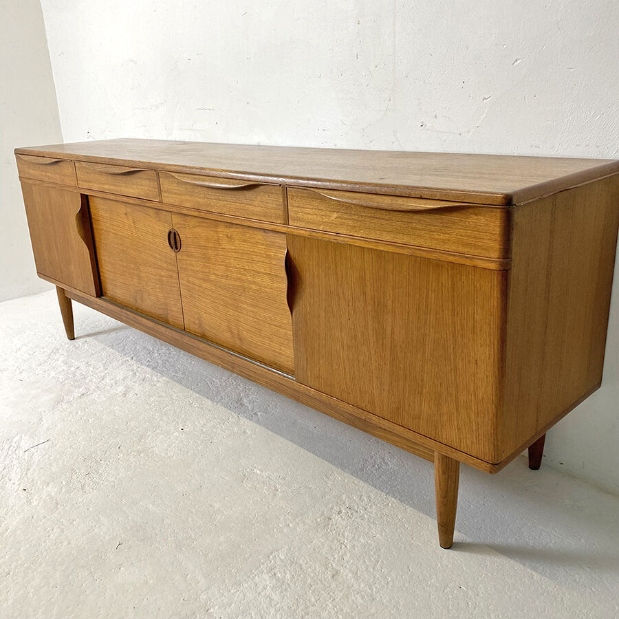 Scandinavian design row Johannes Andersen for Bramin vintage 60's